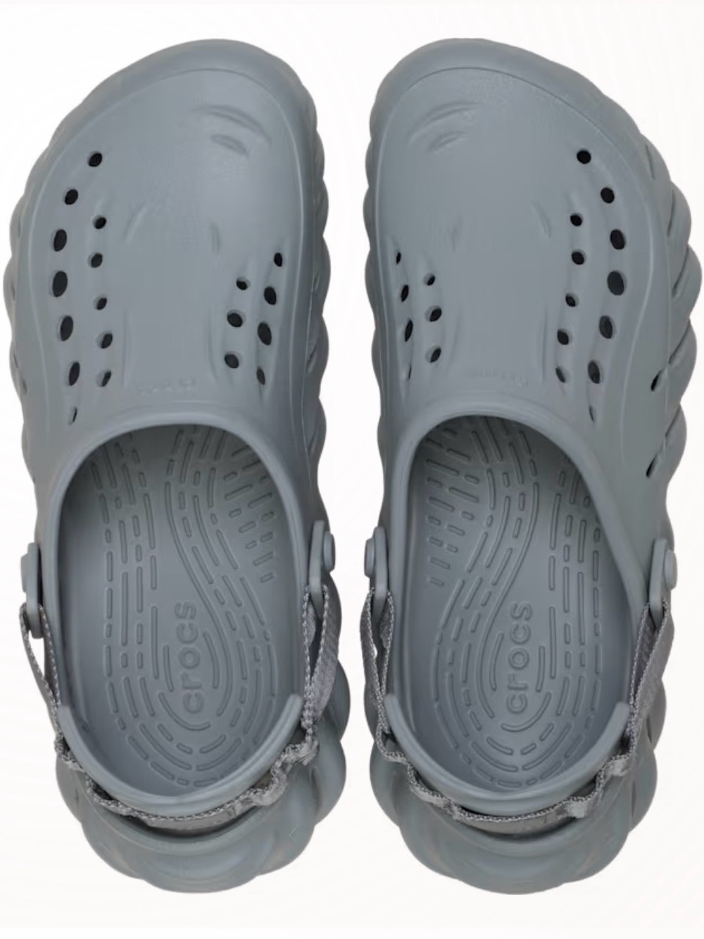 CROCS | Echo Clog in Concrete Gray - Picture 3 of 4